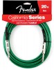 FENDER 20 CALIFORNIA INSTRUMENT CABLE SURF GREEN