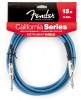 FENDER 15 CALIFORNIA INSTRUMENT CABLE LAKE PLACID BLUE